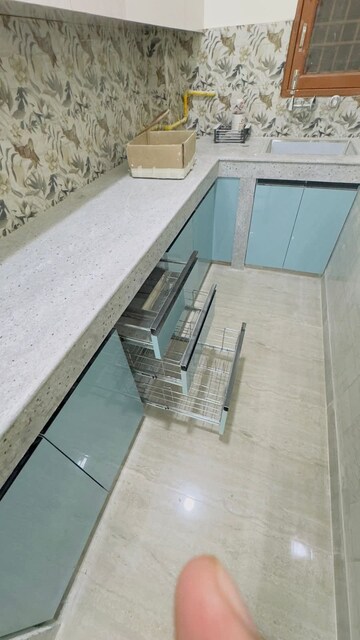 Kitchen in 2 BHK Builder Floor at Chattarpur – for Rent