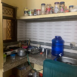 Kitchen in 1 BHK Builder Floor at Katwaria Sarai – for Rent