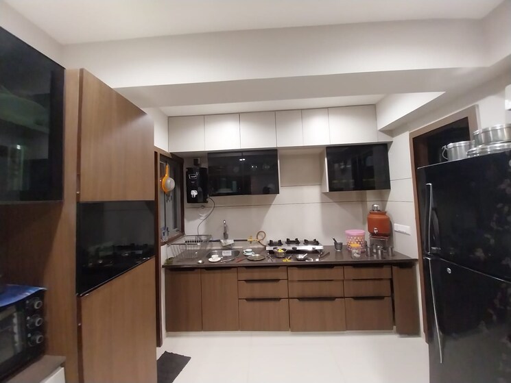 Kitchen, shilaj 3 Bedroom 1550 Sq.Ft. Apartment In Shilaj Ahmedabad 9624007