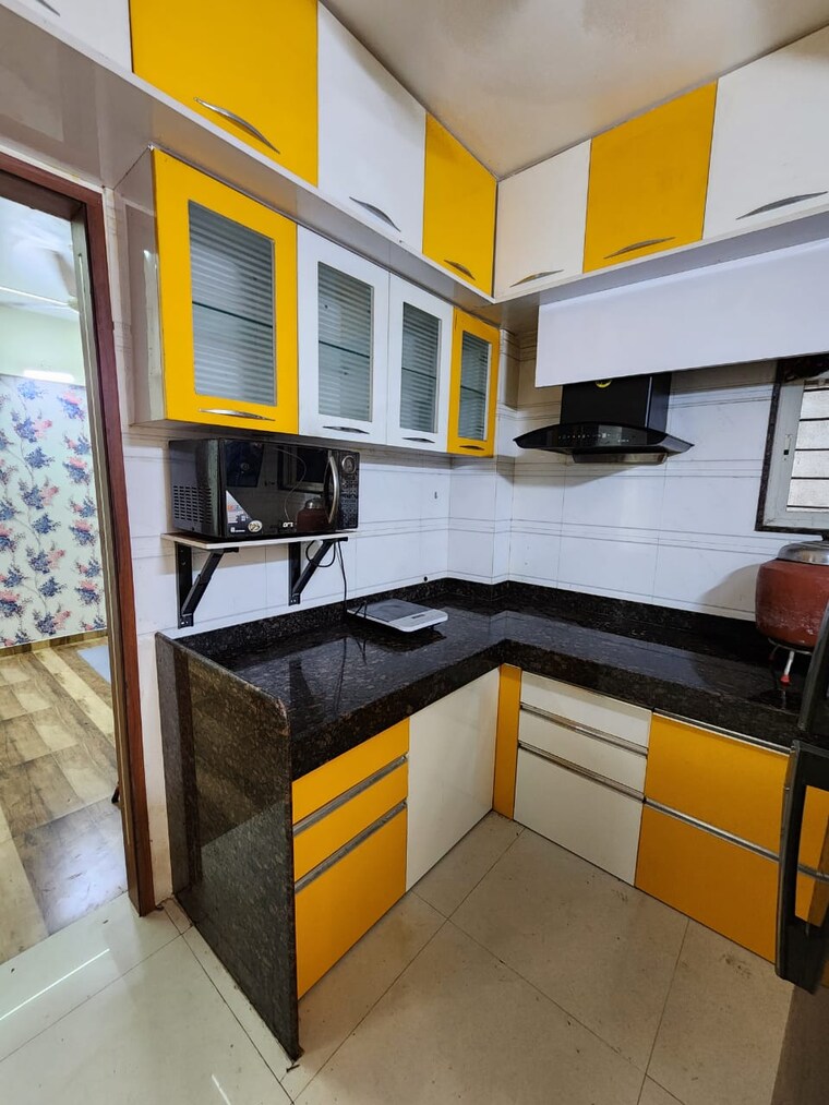 Kitchen, m-square-dreamland 2 Bedroom 799 Sq.Ft. Apartment In Kharadi Pune 9624010
