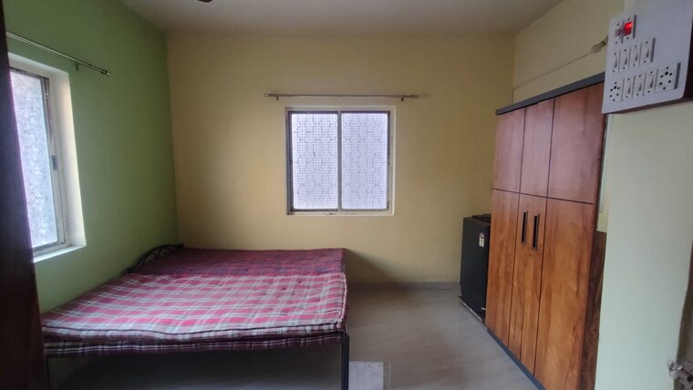 Bedroom, akash-pooja-garden 1 Bedroom 499 Sq.Ft. Apartment In Wadegaon Pune 9624035