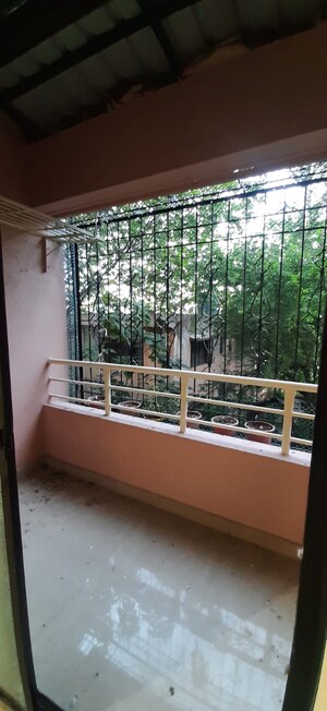 Balcony in 1 BHK Apartment at Akash Pooja Garden, Wadegaon – for Rent
