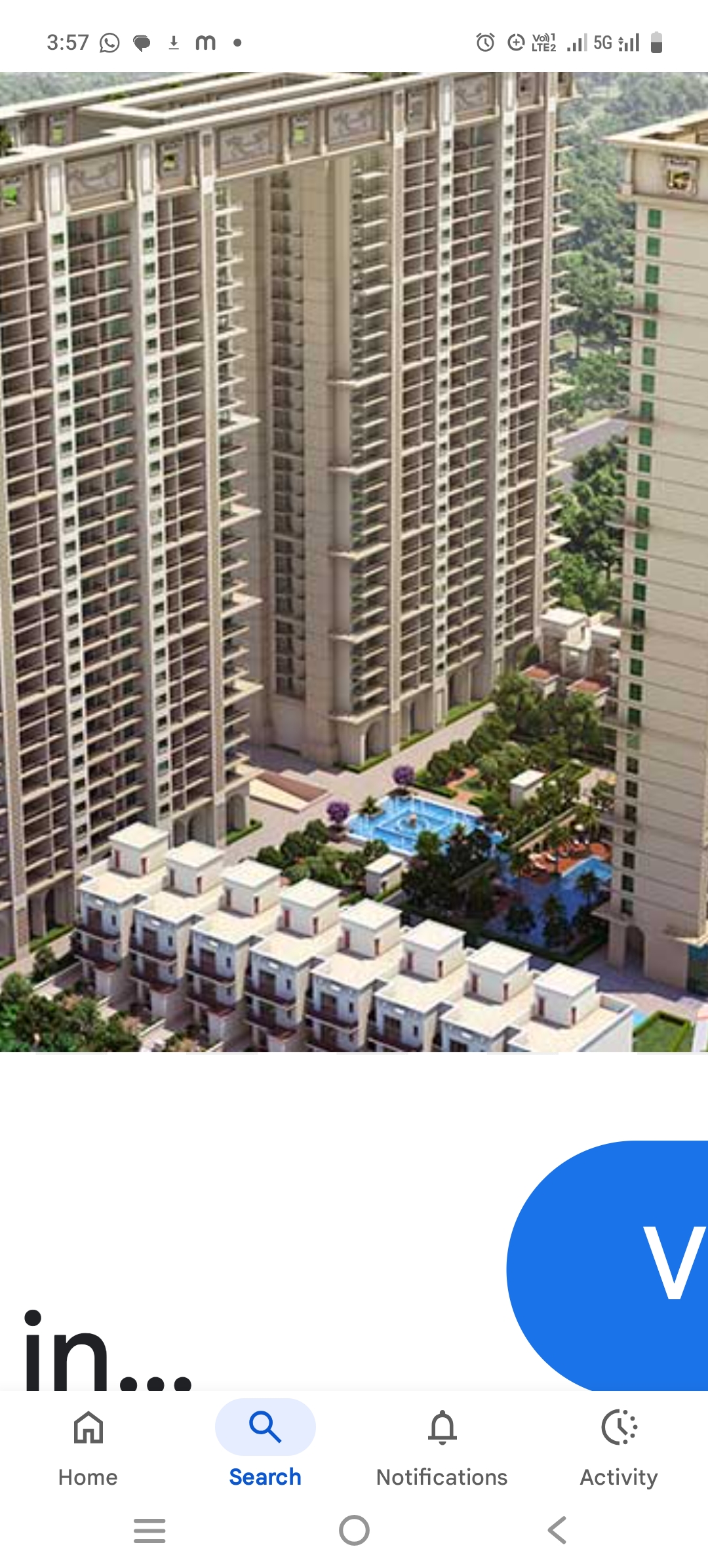 2 BHK Apartment For Rent in Mahagun Mirabella