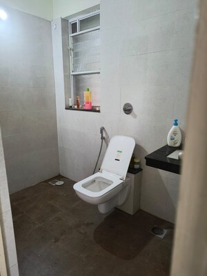 Bathroom in 2.5 BHK Apartment at Pashankar Yin Yang, Kharadi – for Rent