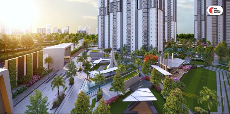 Balcony, my-home-tridasa 2.5 Bedroom 1505 Sq.Ft. Apartment In Tellapur Hyderabad 9624179