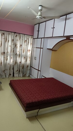 Balcony in 3 BHK Apartment at Market Yard – for Rent