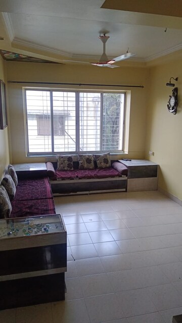 Living Room in 3 BHK Apartment at Market Yard – for Rent