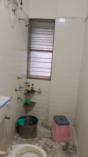 Bathroom in 3 BHK Apartment at Market Yard – for Rent