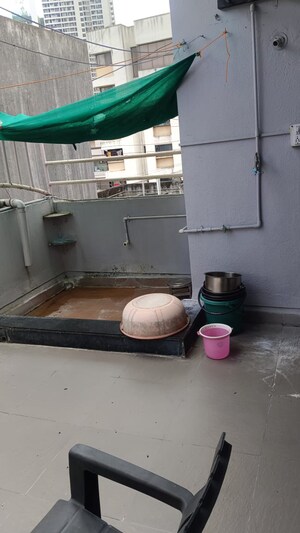 Balcony in 3 BHK Apartment at Market Yard – for Rent