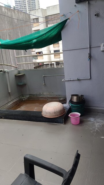 Balcony in 3 BHK Apartment at Market Yard – for Rent