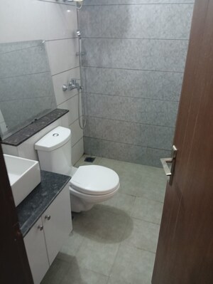 Bathroom in 3 BHK Apartment at Shiva Enclave Zirakpur, Patiala Road – for Rent