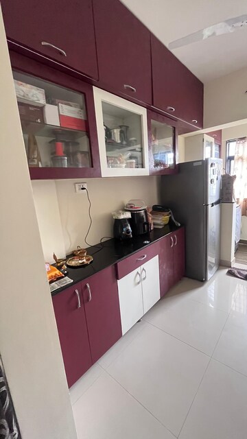 Kitchen in 1 BHK Apartment at Raj Heramba Venkatesh Imperia, Tathawade – for Rent