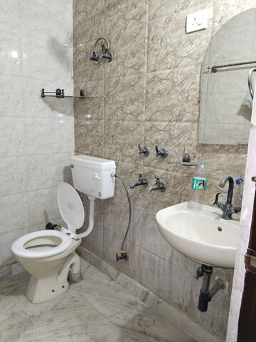 Bathroom in 2 BHK Apartment at Panchsheel Vihar – for Rent