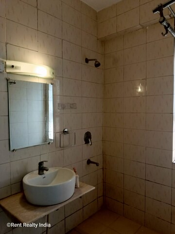 Bathroom in 3 BHK Apartment at Vasant Kunj – for Rent