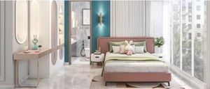 Bedroom in 4 BHK Apartment at Lokhandwala Complex – for Sale