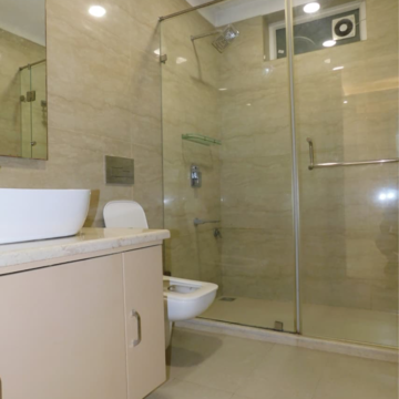 Bathroom in 2 BHK Independent House at Lajpat Nagar – for Rent