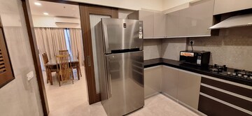 Kitchen in 3 BHK Apartment at Bhandari 43 Privet Drive, Balewadi – for Rent