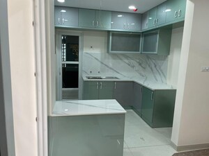 Kitchen in 2.5 BHK Apartment at Aparna Sarovar Zenith, Nallagandla – for Rent