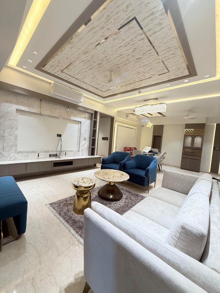 Living Room, lodha-the-park 3 Bedroom 1490 Sq.Ft. Apartment In Worli Mumbai 9624491