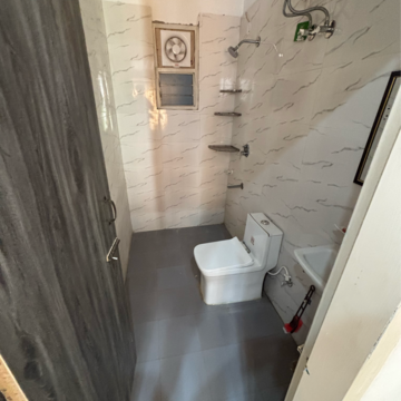 Bathroom in 1 BHK Apartment at Kharar Mohali Road – for Rent