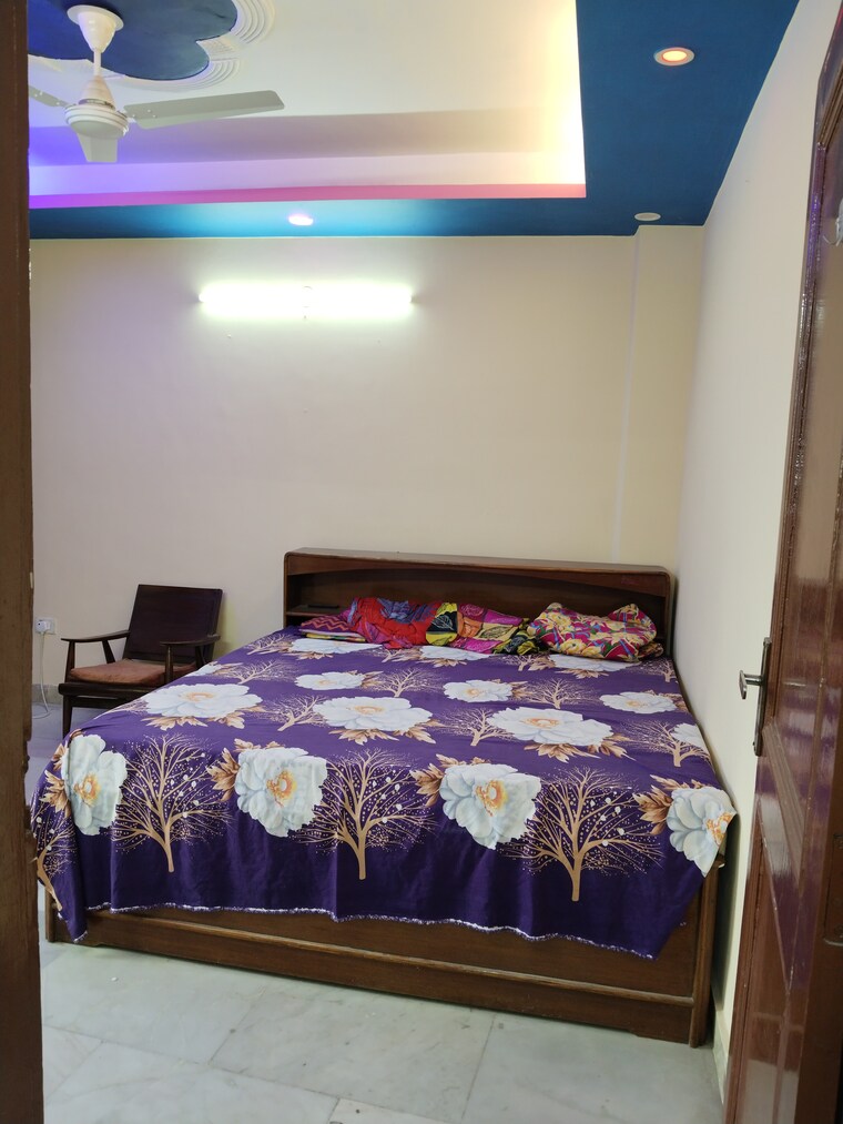Master Bedroom, khirki extension 2 Bedroom 800 Sq.Ft. Apartment In Khirki Extension Delhi 9624655