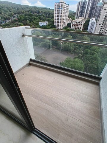 Balcony in 3 BHK Apartment at Lodha Woods, Kandivali East – for Rent