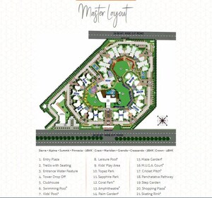 Master Plan in 2 BHK Apartment at Shapoorji Pallonji Joyville Gurgaon, Sector 102 – for Sale