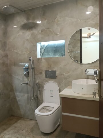 Bathroom in 3 BHK Apartment at Dwarka – for Rent
