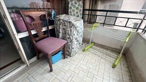 Balcony in 1 RK Apartment at Orchid Petals, Sector 49 – for Rent