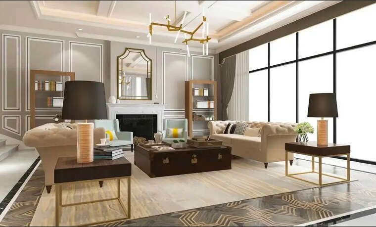 Living Room, kolte-patil-24k-manor-towers 4 Bedroom 2240 Sq.Ft. Apartment In Pimple Nilakh Pune 9624725