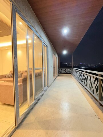 Building Lobby in 4 BHK Apartment at Freedom Fighters Enclave – for Rent