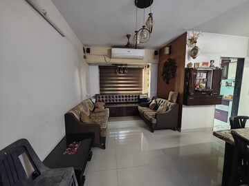 Living Room in 3 BHK Apartment at Tharwani Rosewood Heights, Kharghar Sector 10 – for Rent