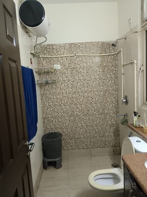 Bathroom in 3 BHK Builder Floor at Unitech Nirvana Country Cedar Crest, Sector 50 – for Rent