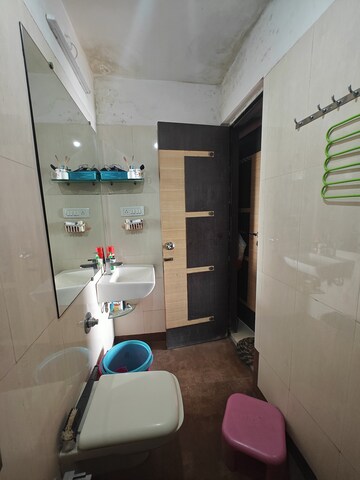 Bathroom in 2 BHK Apartment at Mahaavir Jyoti, Kharghar Sector 10 – for Rent
