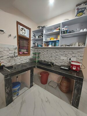 Kitchen in 1 BHK Builder Floor at Saket – for Rent