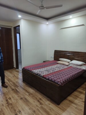 Bedroom in 3 BHK Builder Floor at Vipul World Floors, Sector 48 – for Rent