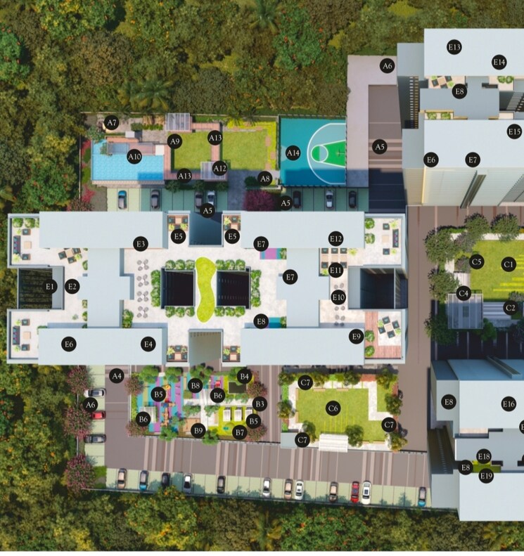 Master Plan, mihir-amara 2 Bedroom 1150 Sq.Ft. Apartment In Wakad Pune 9624900