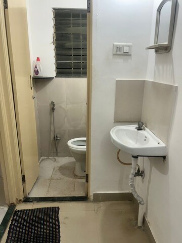 Bathroom in 1 BHK Apartment at Arun Anika Apartment, Kharadi – for Rent