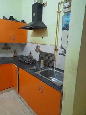 Kitchen in 2 BHK Builder Floor at Saket – for Rent