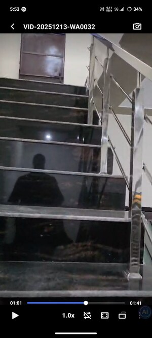 Staircase in 3 BHK Independent House at Khushhalpur – for Sale