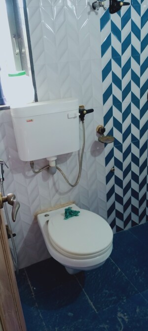 Bathroom in 1 BHK Apartment at Poonam Darshan, Andheri East – for Rent