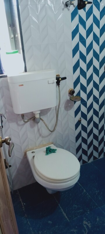 Bathroom in 1 BHK Apartment at Poonam Darshan, Andheri East – for Rent