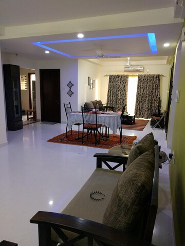 Living Room in 3 BHK Apartment at Jubilee Hills – for Sale
