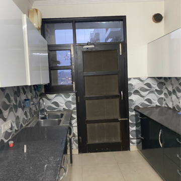 Kitchen in 3 BHK Apartment at Altura Apartments, Nagla Road – for Rent