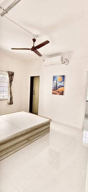 Bedroom in 1 BHK Independent House at Wadgaon Sheri – for Rent