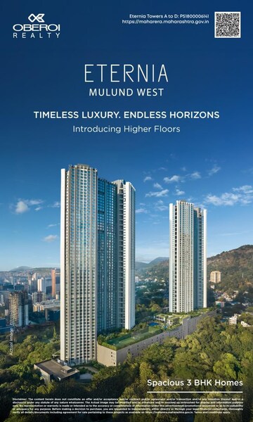 3 BHK Apartment For Sale in Oberoi Eternia, Mulund West