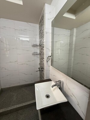 Bathroom in 2 BHK Builder Floor at Kailash Hills – for Rent
