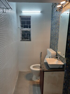 Bathroom in 3 BHK Builder Floor at East Of Kailash – for Rent