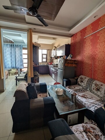 Living Room in 3 BHK Builder Floor at Guru Nanak Enclave, Dhakoli – for Sale