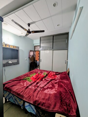 Bedroom in 3 BHK Builder Floor at Guru Nanak Enclave, Dhakoli – for Sale